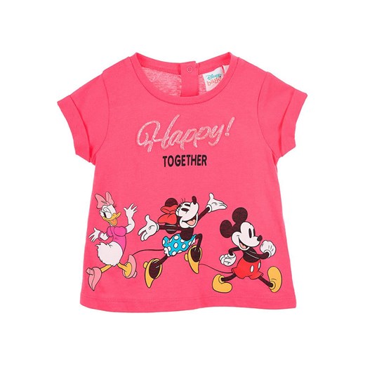 Disney Minnie Mouse Koszulka &quot;Minnie&quot; w kolorze różowym 80 okazyjna cena Limango Polska