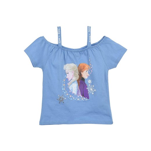 FROZEN Koszulka &quot;Kraina lodu&quot; w kolorze niebieskim ze sklepu Limango Polska w kategorii Bluzki dziewczęce - zdjęcie 172663082