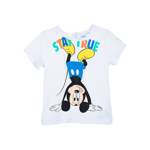 Disney Mickey Mouse Koszulka &quot;Mickey&quot; w kolorze białym ze sklepu Limango Polska w kategorii Koszulki niemowlęce - zdjęcie 172663122