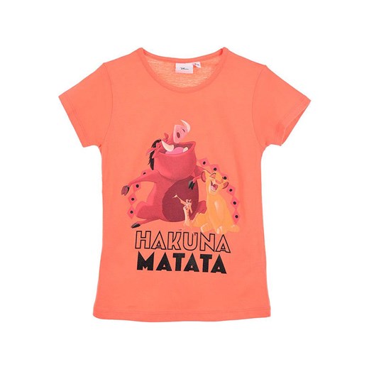 Lion King Koszulka &quot;Król Lew&quot; w kolorze jasnoróżowym ze sklepu Limango Polska w kategorii Bluzki dziewczęce - zdjęcie 172663153