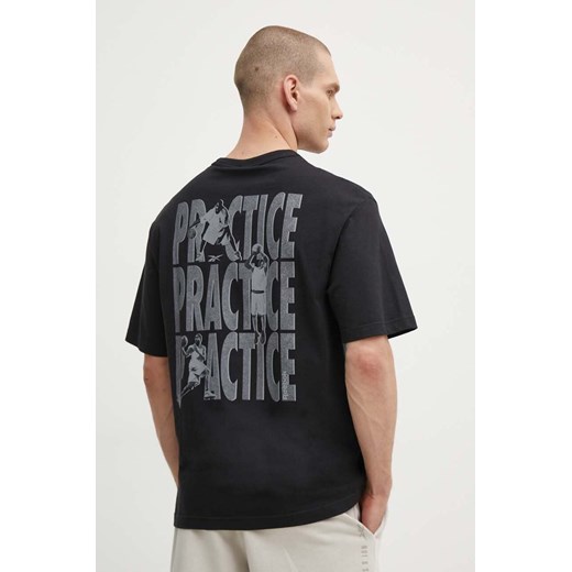 Reebok Classic t-shirt bawełniany Basketball męski kolor czarny z nadrukiem 100075806 ze sklepu ANSWEAR.com w kategorii T-shirty męskie - zdjęcie 172666482