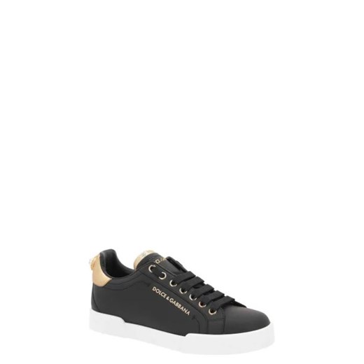Dolce & Gabbana Skórzane trampki Dolce & Gabbana 39 promocyjna cena Gomez Fashion Store