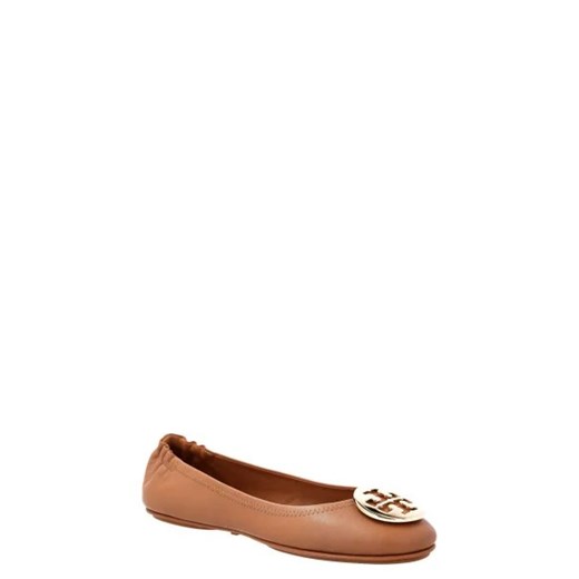 TORY BURCH Skórzane baleriny MINNIE TRAVEL Tory Burch 37 Gomez Fashion Store