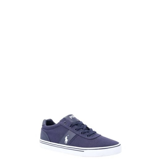 Granatowe trampki męskie Polo Ralph Lauren z tkaniny