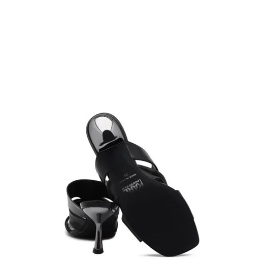 Karl Lagerfeld Skórzane klapki PANACHE TRIPLE STRAP Karl Lagerfeld 40 Gomez Fashion Store wyprzedaż
