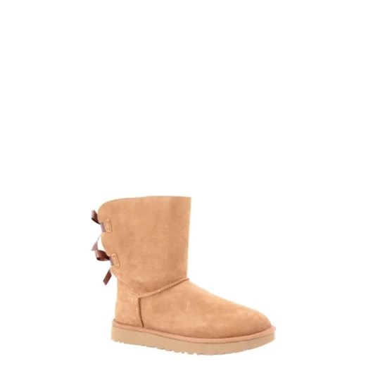 UGG Skórzane śniegowce Bailey Bow II | z dodatkiem wełny 37 Gomez Fashion Store