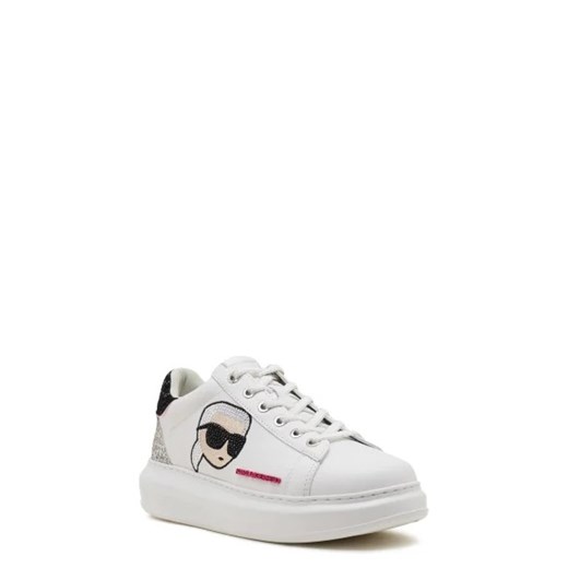Buty sportowe damskie białe Karl Lagerfeld sneakersy wiązane 