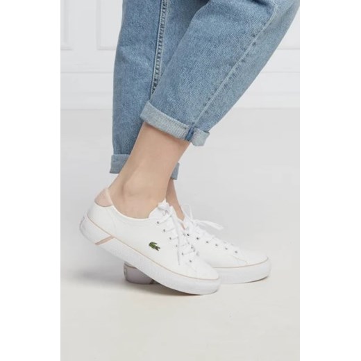 Lacoste Skórzane trampki GRIPSHOT Lacoste 40 promocyjna cena Gomez Fashion Store