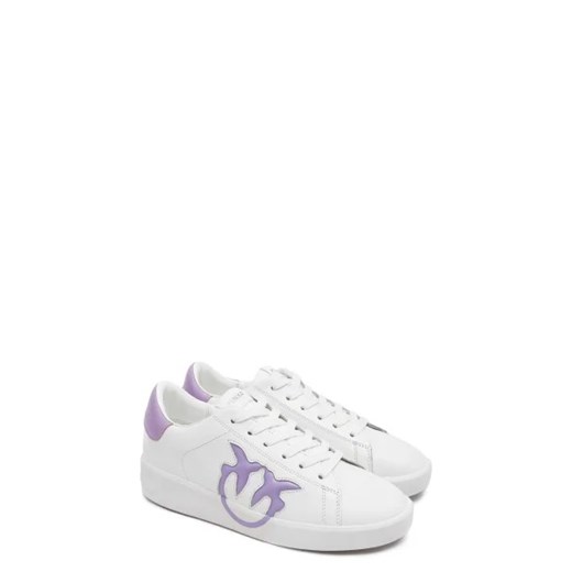 Pinko Skórzane trampki KLUM SNEAKER PELLE VITELLO Pinko 38 wyprzedaż Gomez Fashion Store