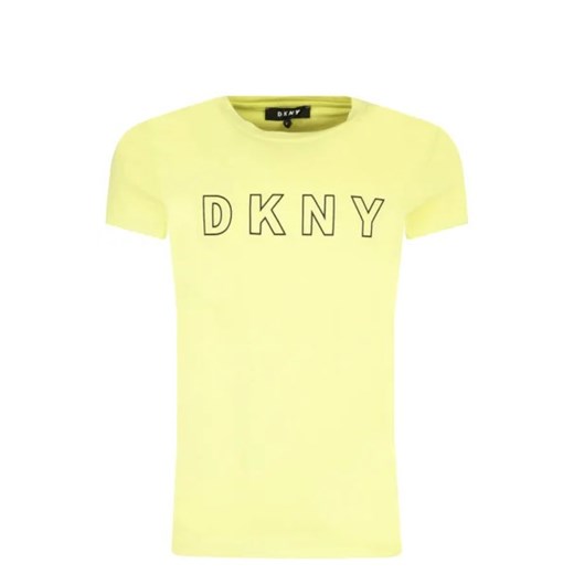 DKNY Kids T-shirt | Regular Fit ze sklepu Gomez Fashion Store w kategorii Bluzki dziewczęce - zdjęcie 172709892