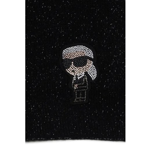 Karl Lagerfeld Wełniany szal k/ikonik 2.0 lur Karl Lagerfeld One Size Gomez Fashion Store okazja