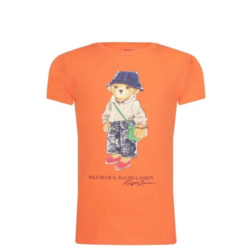 POLO RALPH LAUREN T-shirt | Regular Fit ze sklepu Gomez Fashion Store w kategorii Bluzki dziewczęce - zdjęcie 172713763