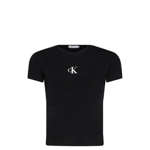 CALVIN KLEIN JEANS T-shirt | Regular Fit ze sklepu Gomez Fashion Store w kategorii Bluzki dziewczęce - zdjęcie 172716021