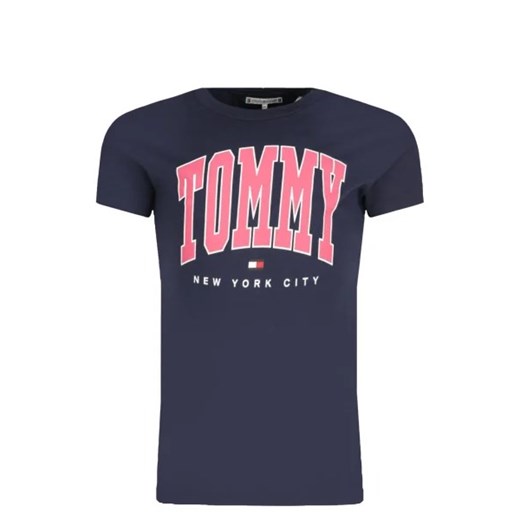 Tommy Hilfiger T-shirt | Regular Fit ze sklepu Gomez Fashion Store w kategorii Bluzki dziewczęce - zdjęcie 172717404