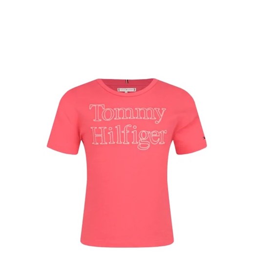 Tommy Hilfiger T-shirt | Regular Fit ze sklepu Gomez Fashion Store w kategorii Bluzki dziewczęce - zdjęcie 172717432