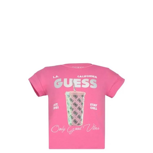 Guess T-shirt | Regular Fit ze sklepu Gomez Fashion Store w kategorii Bluzki dziewczęce - zdjęcie 172718262