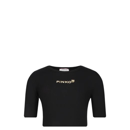 Pinko UP T-shirt | Cropped Fit ze sklepu Gomez Fashion Store w kategorii Bluzki dziewczęce - zdjęcie 172720434