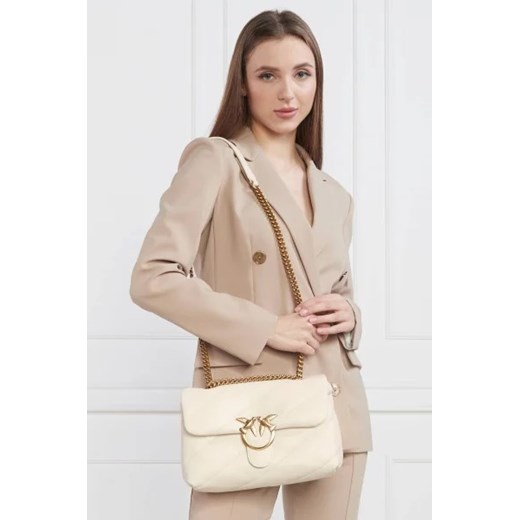 Pinko Skórzana torebka na ramię LOVE CLASSIC PUFF Pinko One Size wyprzedaż Gomez Fashion Store