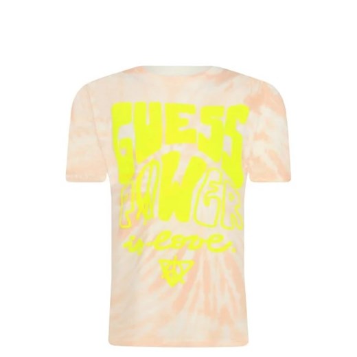 Guess T-shirt TIE&DYE | Regular Fit ze sklepu Gomez Fashion Store w kategorii Bluzki dziewczęce - zdjęcie 172727853