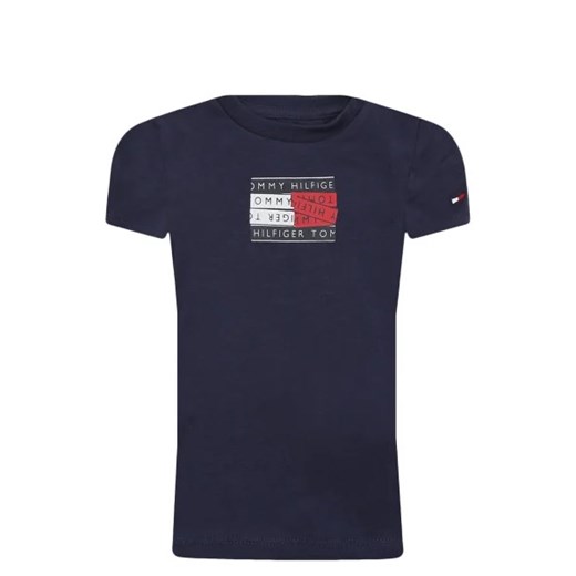 Tommy Hilfiger T-shirt | Regular Fit ze sklepu Gomez Fashion Store w kategorii Bluzki dziewczęce - zdjęcie 172727882
