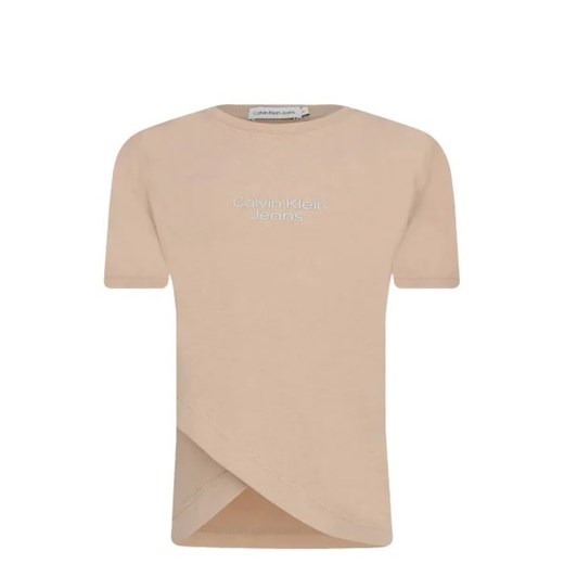CALVIN KLEIN JEANS T-shirt | Regular Fit ze sklepu Gomez Fashion Store w kategorii Bluzki dziewczęce - zdjęcie 172730154