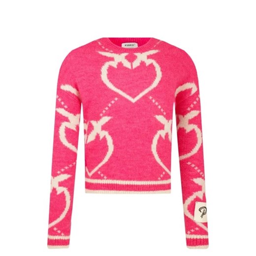 Pinko UP Sweter | Regular Fit | z dodatkiem wełny ze sklepu Gomez Fashion Store w kategorii Swetry dziewczęce - zdjęcie 172732502