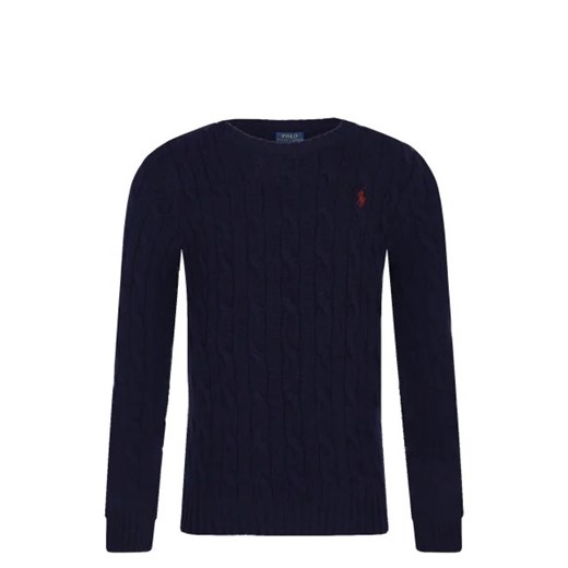 POLO RALPH LAUREN Wełniany sweter | Regular Fit | z dodatkiem kaszmiru ze sklepu Gomez Fashion Store w kategorii Swetry dziewczęce - zdjęcie 172732870