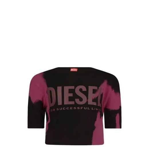 Diesel T-shirt | Cropped Fit ze sklepu Gomez Fashion Store w kategorii Bluzki dziewczęce - zdjęcie 172734602