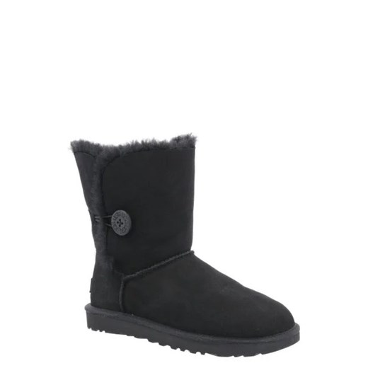 UGG Skórzane śniegowce W Bailey Button II | z dodatkiem wełny 38 Gomez Fashion Store