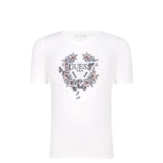 Guess T-shirt | Regular Fit ze sklepu Gomez Fashion Store w kategorii Bluzki dziewczęce - zdjęcie 172746471