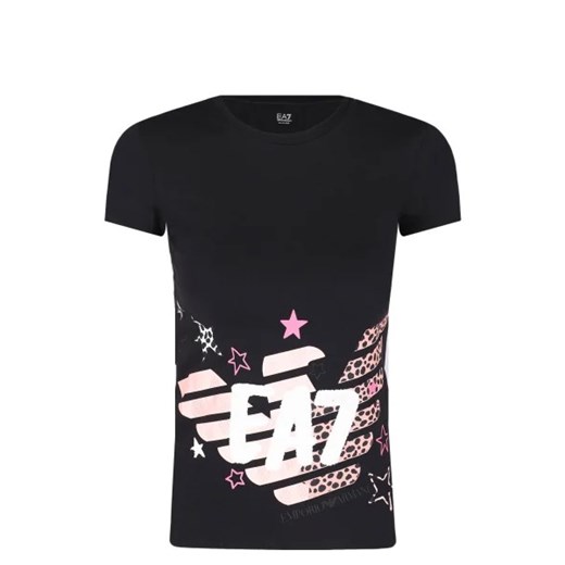 EA7 T-shirt | Regular Fit ze sklepu Gomez Fashion Store w kategorii Bluzki dziewczęce - zdjęcie 172749362