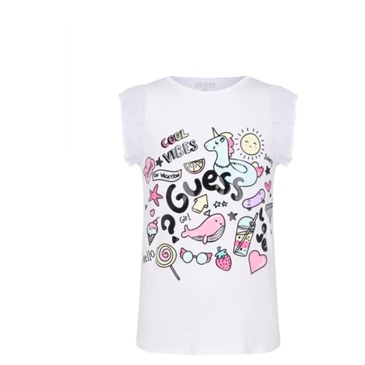 Guess T-shirt | Regular Fit ze sklepu Gomez Fashion Store w kategorii Bluzki dziewczęce - zdjęcie 172751210
