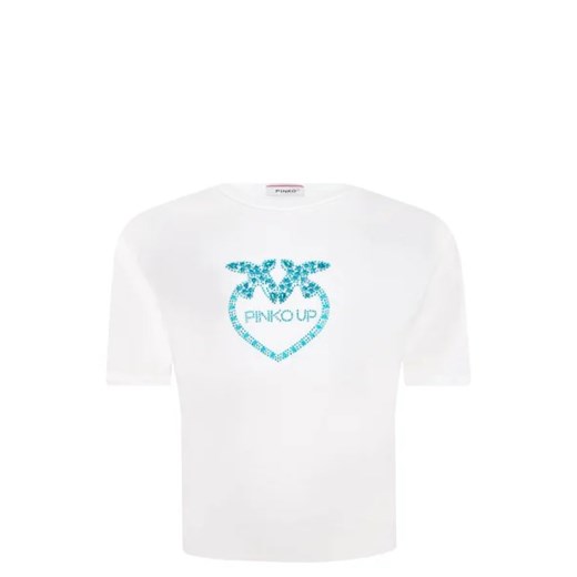 Pinko UP T-shirt | Cropped Fit ze sklepu Gomez Fashion Store w kategorii Bluzki dziewczęce - zdjęcie 172751431