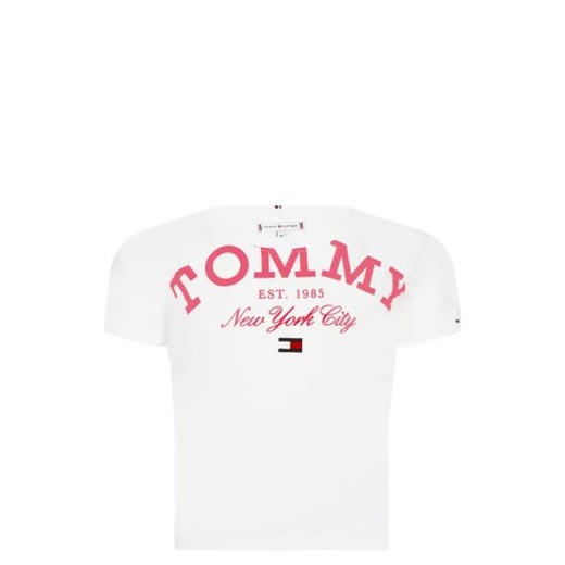 Tommy Hilfiger T-shirt | Regular Fit ze sklepu Gomez Fashion Store w kategorii Bluzki dziewczęce - zdjęcie 172751543