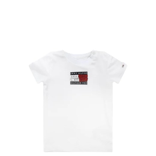 Tommy Hilfiger T-shirt | Regular Fit ze sklepu Gomez Fashion Store w kategorii Bluzki dziewczęce - zdjęcie 172751844