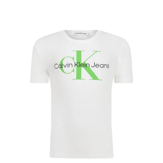 CALVIN KLEIN JEANS T-shirt | Regular Fit ze sklepu Gomez Fashion Store w kategorii Bluzki dziewczęce - zdjęcie 172751893