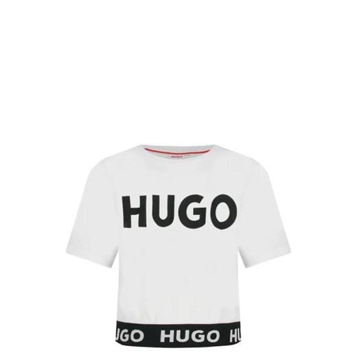 HUGO KIDS T-shirt | Regular Fit ze sklepu Gomez Fashion Store w kategorii Bluzki dziewczęce - zdjęcie 172751910