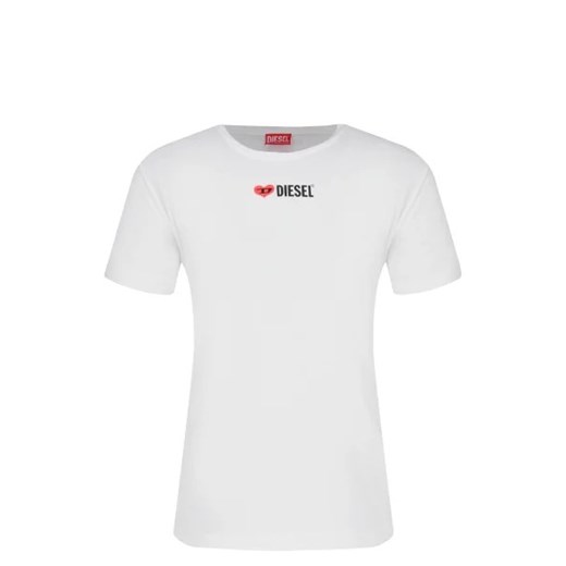 Diesel T-shirt | Regular Fit ze sklepu Gomez Fashion Store w kategorii Bluzki dziewczęce - zdjęcie 172752281