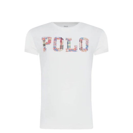 POLO RALPH LAUREN T-shirt | Regular Fit ze sklepu Gomez Fashion Store w kategorii Bluzki dziewczęce - zdjęcie 172753054