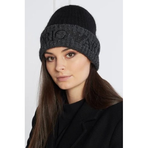 Emporio Armani Czapka | z dodatkiem wełny Emporio Armani S/M promocja Gomez Fashion Store