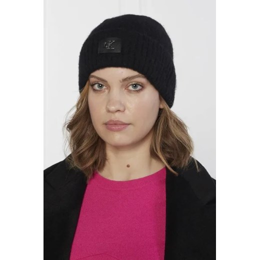 CALVIN KLEIN JEANS Wełniana czapka One Size promocyjna cena Gomez Fashion Store