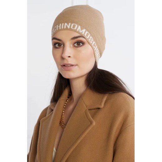 Moschino Czapka | z dodatkiem wełny i kaszmiru Moschino One Size Gomez Fashion Store wyprzedaż