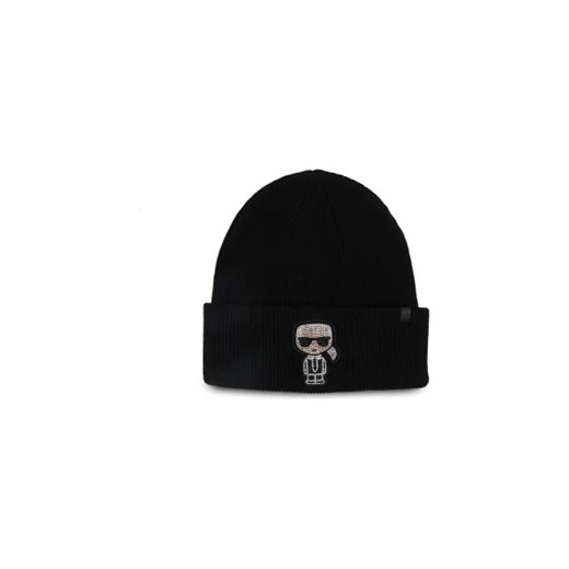 Karl Lagerfeld Czapka | z dodatkiem wełny i kaszmiru ze sklepu Gomez Fashion Store w kategorii Czapki zimowe damskie - zdjęcie 172756762