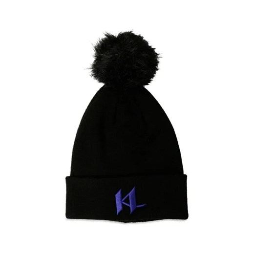 Karl Lagerfeld Wełniana czapka K/Kl Pompom ze sklepu Gomez Fashion Store w kategorii Czapki zimowe damskie - zdjęcie 172757221