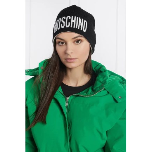 Moschino Czapka | z dodatkiem wełny Moschino One Size promocja Gomez Fashion Store