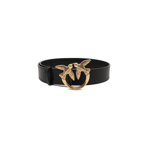 Pinko Skórzany pasek LOVE BERRY H4 BELT VITELLO SET Pinko XS okazyjna cena Gomez Fashion Store