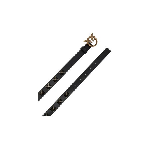 Pinko Skórzany pasek LOVE BERRY H2 BELT VITELLO SET Pinko XS wyprzedaż Gomez Fashion Store