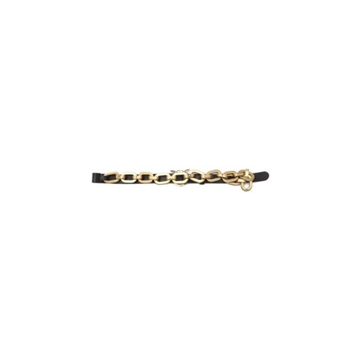 Pinko Skórzany pasek LOVE DAY MACRO CHAIN H2 BELT V Pinko XS wyprzedaż Gomez Fashion Store