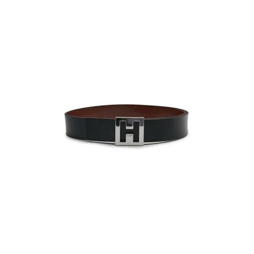 HUGO Skórzany dwustronny pasek Jodie Belt 3,5cm N ze sklepu Gomez Fashion Store w kategorii Paski damskie - zdjęcie 172766982