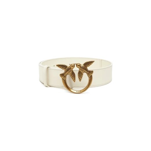 Pinko Skórzany pasek LOVE BERRY H4 BELT VITELLO SET Pinko L wyprzedaż Gomez Fashion Store